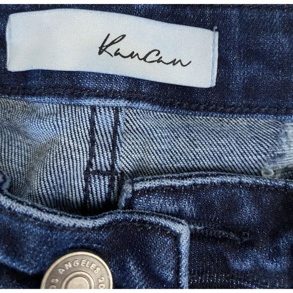 KanCan Jeans Women’s Sz 5/26 (26x27) Blue Destroyed Distressed Skinny Ankle - Picture 9 of 10